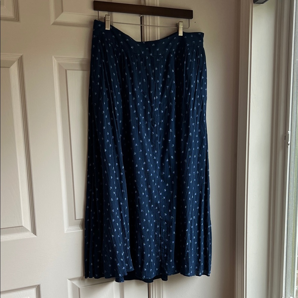 Madewell Floral Maxi Skirt